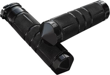 GRIPS KNURLED DIA CBL BLK