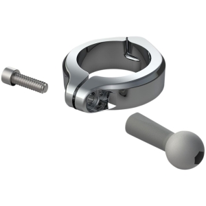 15" Chrome Aluminum Clamp Mount
