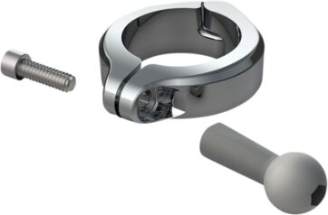 15" Chrome Aluminum Clamp Mount