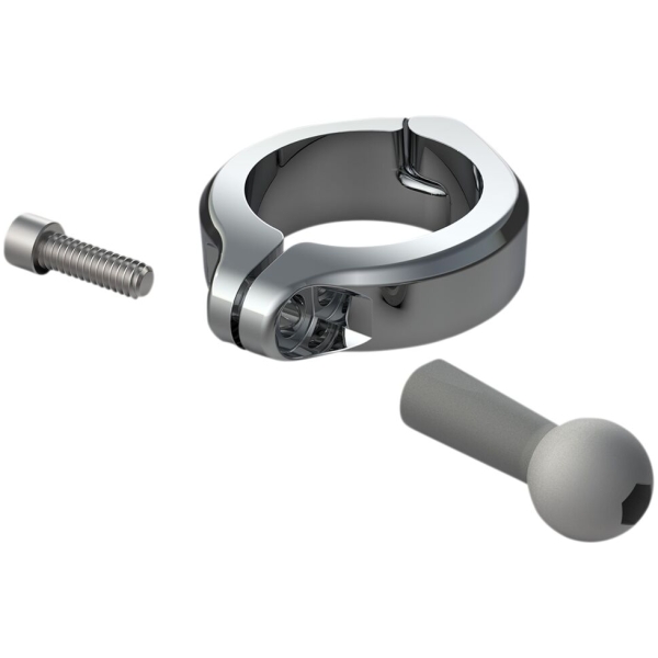 15" Chrome Aluminum Clamp Mount