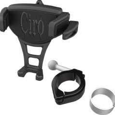 Phone Holder - Constrictor - Black - Black 1-1/8"/1-1/4" Handlebar Mount