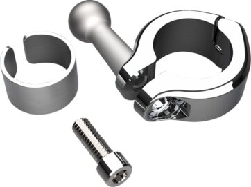 Drink Holder - Gen 2 - Chrome - Chrome 7/8"/1" Handlebar Mount