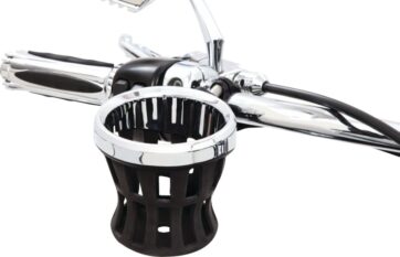 Drink Holder - Gen 2 - Chrome - Chrome 7/8"/1" Handlebar Mount - Bild 2