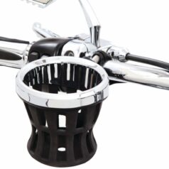 Drink Holder - Gen 2 - Chrome - Chrome 1-1/8"/1-1/4" Handlebar Mount