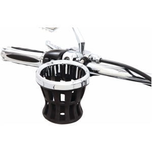 Drink Holder - Gen 2 - Chrome - Chrome 1-1/8"/1-1/4" Handlebar Mount