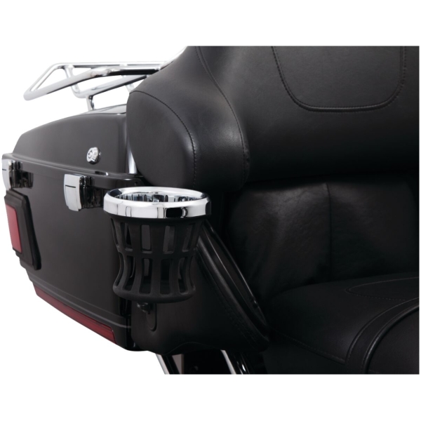 Drink Holder - Gen 2 - Chrome - Passenger - Black Mount