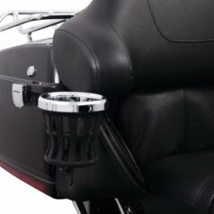 Drink Holder - Gen 2 - Chrome - Passenger - Black Mount