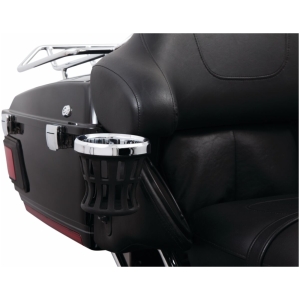 Drink Holder - Gen 2 - Chrome - Passenger - Black Mount