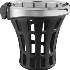 Drink Holder - Gen 2 - Big Ass - Chrome - Chrome 1-1/8"/1-1/4" Handlebar Mount