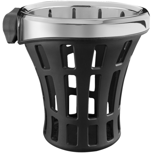Drink Holder - Gen 2 - Big Ass - Chrome - Chrome 1-1/8"/1-1/4" Handlebar Mount