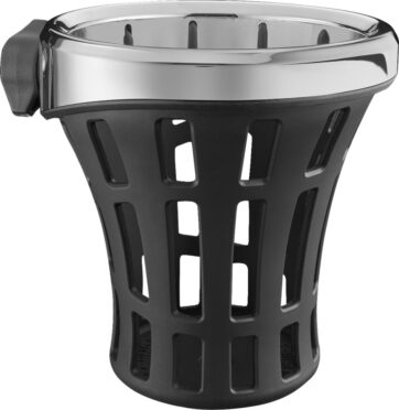 Drink Holder - Gen 2 - Big Ass - Chrome - Passenger - Chrome Mount