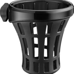Drink Holder - Gen 2 - Big Ass - Black - Black 1-1/8"/1-1/4" Handlebar Mount