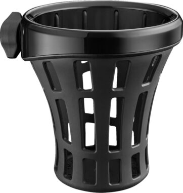 Drink Holder - Gen 2 - Big Ass - Black - Black 1-1/8"/1-1/4" Handlebar Mount