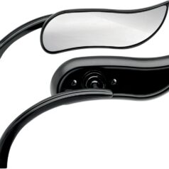 MIRROR UPSWEPT MICRO BLACK LEFT