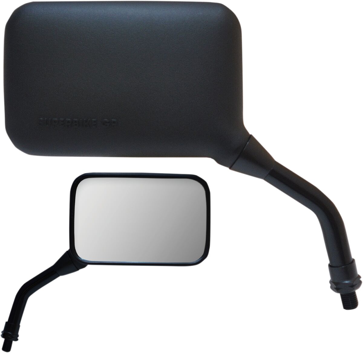 MIRROR RIGHT AX COMPETITION YAMAHA REVERSE THREAD SHORT-STEM BLACK