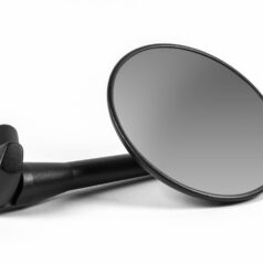 CUSTOM REPLACEMENT MIRROR / ALUMINIUM / BLACK