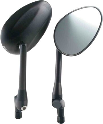 CUSTOM REPLACEMENT MIRROR / ALUMINIUM / BLACK