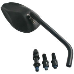 CUSTOM REPLACEMENT MIRROR / ALUMINIUM|STEEL / BLACK MATT