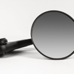 CUSTOM REPLACEMENT MIRROR / ALUMINIUM|STEEL / BLACK