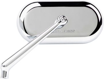 MIRROR OVAL CHROME LEFT