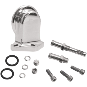 OIL FILTER MOUNT POLISHED