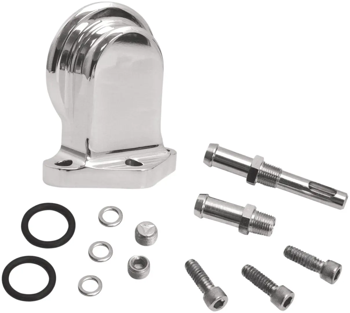 OIL FILTER MOUNT POLISHED