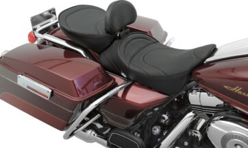 REAR SEAT SOLO REAR SEATS WIDE REAR PILLION PAD VINYL BLACK - Bild 3