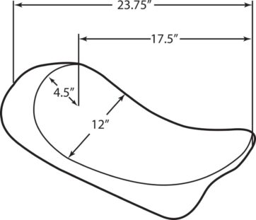 SEAT LOW PROFILE SOLO VINYL BLACK - Bild 4
