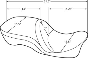 SEAT 1" LOWER VINYL BLACK - Bild 5
