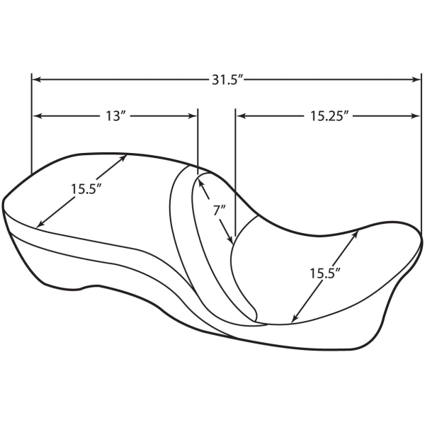 SEAT 1" LOWER VINYL BLACK - Bild 5