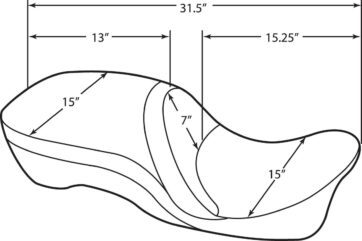 SEAT 1" LOWER VINYL BLACK - Bild 5
