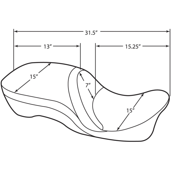 SEAT 1" LOWER VINYL BLACK - Bild 5