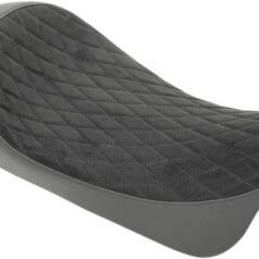 SEAT SOLO FORWARD SUEDE DIAMOND STYLE BLACK