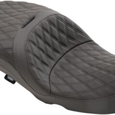 SEAT LARGE TOURING DOUBLE DIAMOND STITCH THAT ACCEPT FRAME MOUNTED BACKRESTS