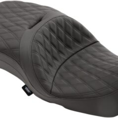 SEAT LARGE TOURING DOUBLE DIAMOND STITCH THAT ACCEPT FRAME MOUNTED BACKRESTS