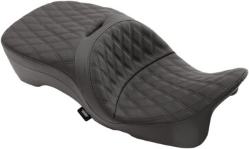 SEAT LARGE TOURING DOUBLE DIAMOND STITCH THAT ACCEPT FRAME MOUNTED BACKRESTS
