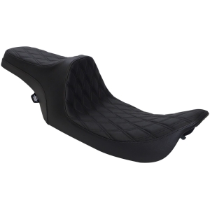 SEATS PREDATOR III DOUBLE DIAMOND VINYL BLACK/BLACK