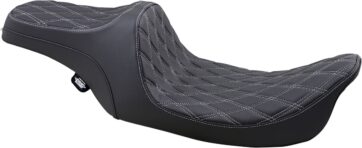SEATS PREDATOR III DOUBLE DIAMOND VINYL BLACK/SILVER