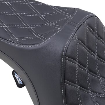 SEATS PREDATOR III DOUBLE DIAMOND VINYL BLACK/SILVER - Bild 2