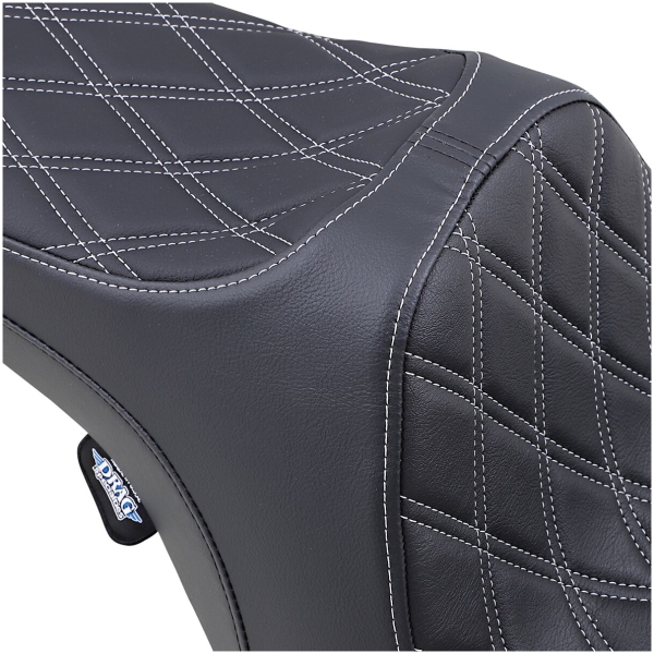 SEATS PREDATOR III DOUBLE DIAMOND VINYL BLACK/SILVER - Bild 2
