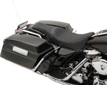 SEAT CABALLERO DIAMOND STITCHED BLACK