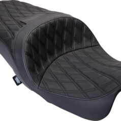 Seat Freedom Vinyl Double Diamond Black Stitch FLH 2009-2023
