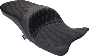 Seat Freedom Vinyl Double Diamond Black Stitch FLH 2009-2023