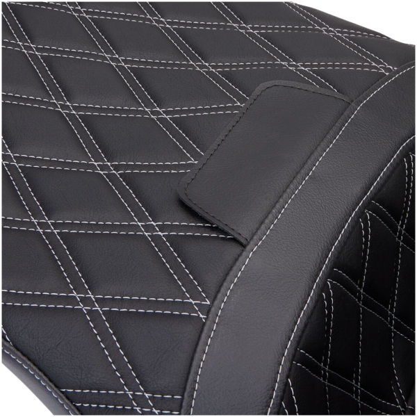 Seat Freedom Vinyl Double Diamond Silver Stitch FLH 2009-23 - Bild 4