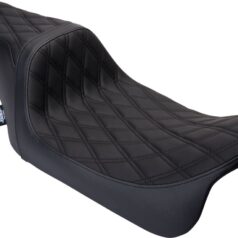 Seat Predator 1-up Vinyl Double Diamond Black FLH 2008-2023