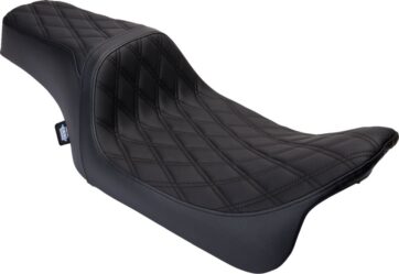 Seat Predator 1-up Vinyl Double Diamond Black FLH 2008-2023