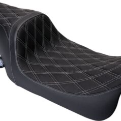 Seat Predator 1-up Vinyl Double Diamond Silver FLH 2008-2023