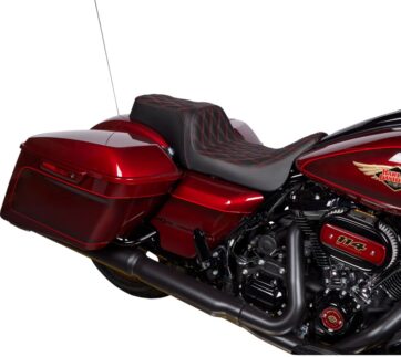 Seat Predator 1-up Vinyl Double Diamond Red FLH 2008-2023 - Bild 3