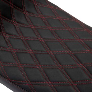 Seat Predator 2-Up Vinyl Dbl Diamond Red Stitch FLH 2008-23 - Bild 4