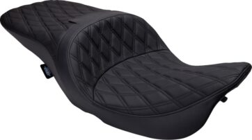 Seat Freedom Tour, Bk DD w/Bk stch vinyl, FLHT/R/X,FLHTC/U/G